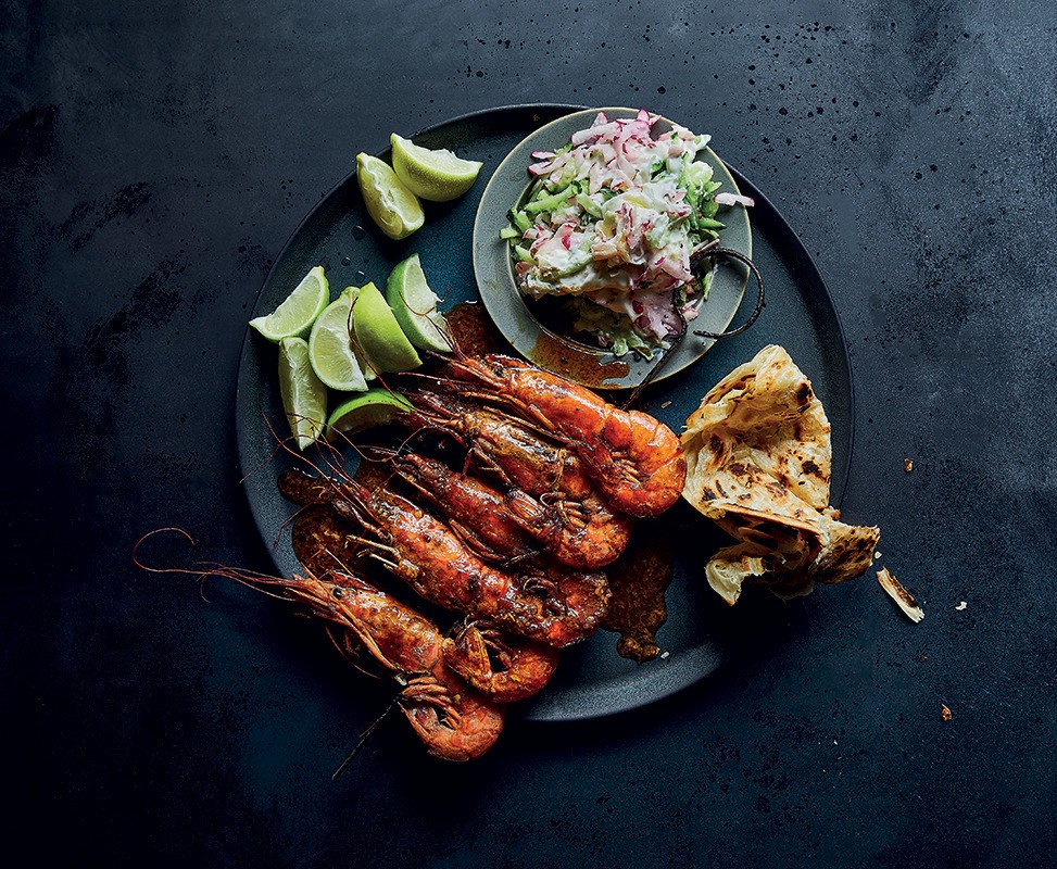 Tandoori Tiger Prawns